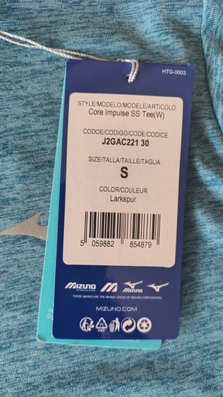Camiseta Mizuno Running Mujer Talla S