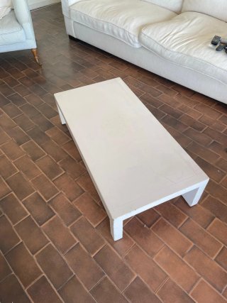 Banco de madera con colchoneta