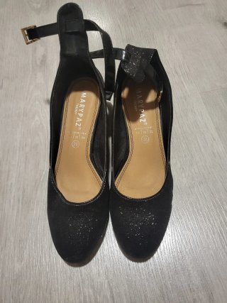 Zapatos de fiesta Marypaz negros talla 38