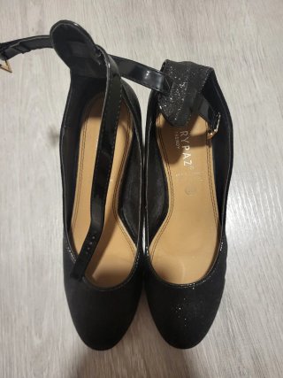 Zapatos de fiesta Marypaz negros talla 38