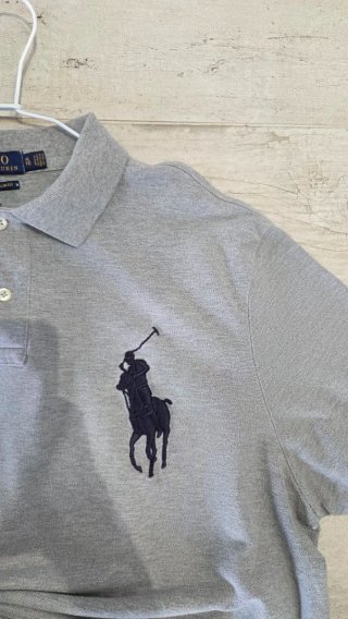 Polo Ralph Lauren Camisa Gris Talla L