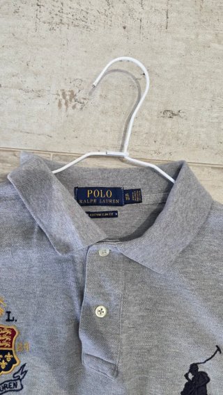 Polo Ralph Lauren Camisa Gris Talla L