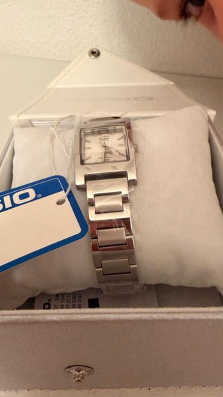 Reloj Casio Mujer LTP-1283D-7ADF Plata/Blanco