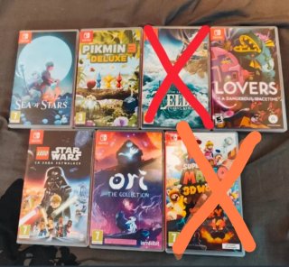 Nintendo Switch 1 y 2 Juegos