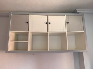 Cama con cajones, colchone, estantería y comoda