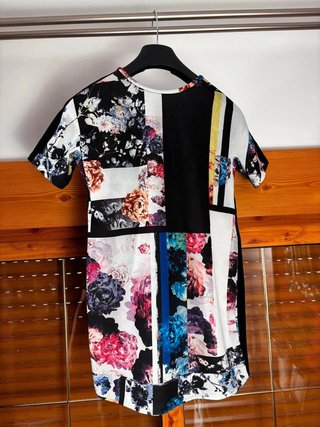 Vestido Zara Floral Multicolor T.S