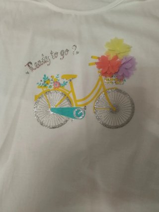 Conjunto falda tul y camiseta niña