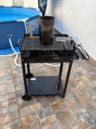 Barbacoa de Carbón con Accesorios
