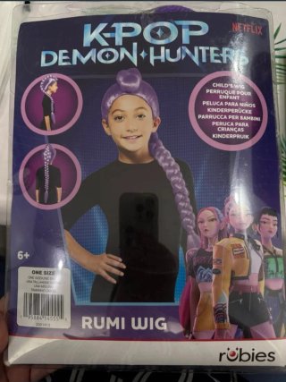 Peluca Rumi K-Pop Demon Hunter Niña