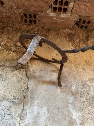 Soporte de hierro forjado para cocina