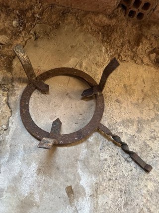 Soporte de hierro forjado para cocina