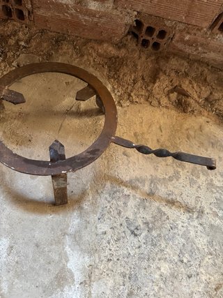 Soporte de hierro forjado para cocina