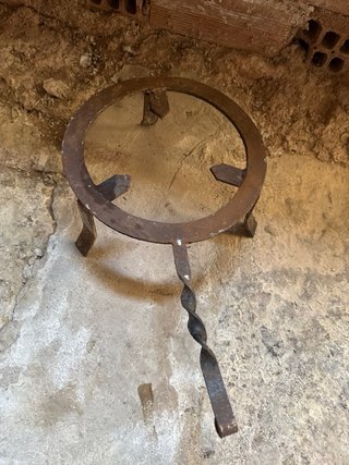 Soporte de hierro forjado para cocina