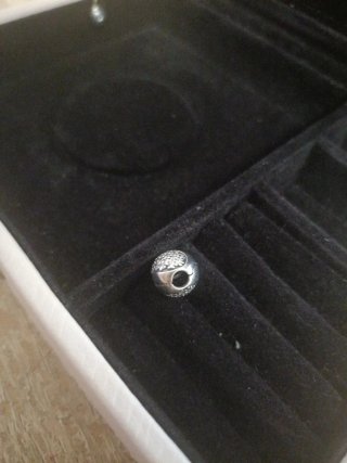 Pandora Charm Corazón Brillante Plata