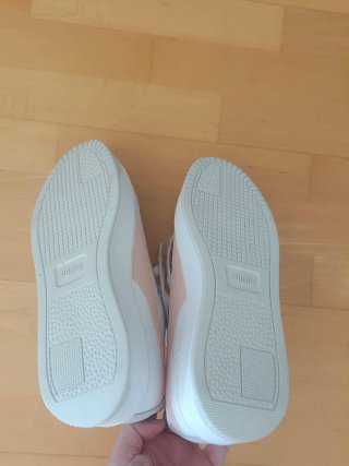 Bambas Puma Blancas Talla 39 con Detalles Rosa
