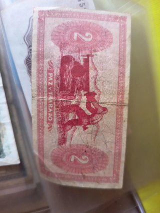 Billete 2 Pesetas Original
