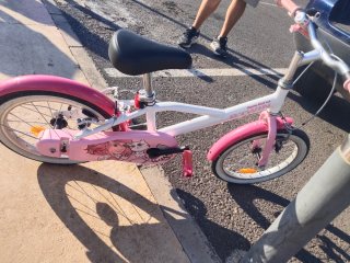 Bicicleta infantil B'TWIN 16 rosa