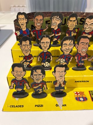 Figuras metal Barça Mundo Deportivo 97/98