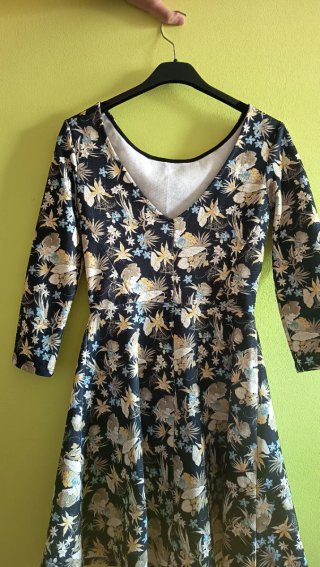 Vestido estampado floral