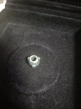 Charm Pandora Azul y Plateado