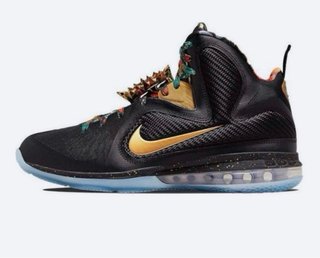 Nike LeBron IX (9) 2022 Negro/Dorado