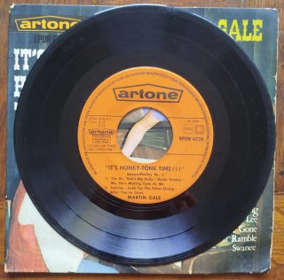 Vinilo EP Martin Gale It's Honky-Tonk Time! 1964