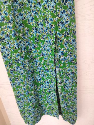 Vestido largo floral Zara Talla S