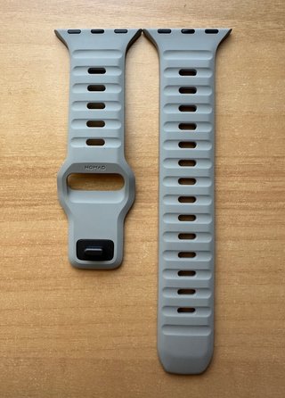 Apple Watch X Nomad 45mm. Lunar Gray Sport Band