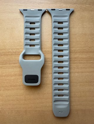Apple Watch X Nomad 45mm. Lunar Gray Sport Band
