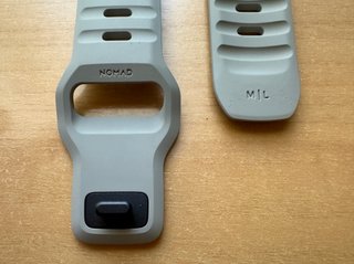 Apple Watch X Nomad 45mm. Lunar Gray Sport Band