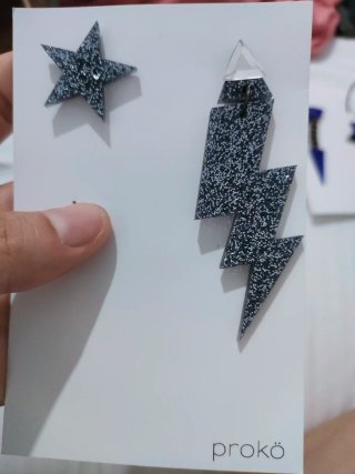 Pendientes Prokö Estrella y Rayo