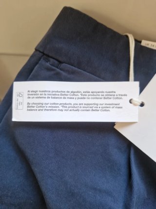 Pantalón chino azul