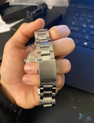 Reloj RUIGE Negro y Plateado de alta calidad