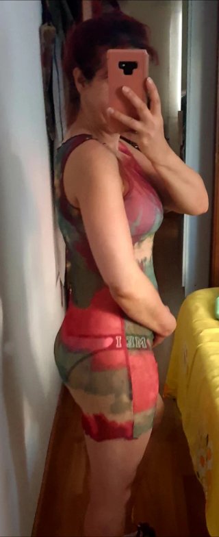 Vestido corto estampado