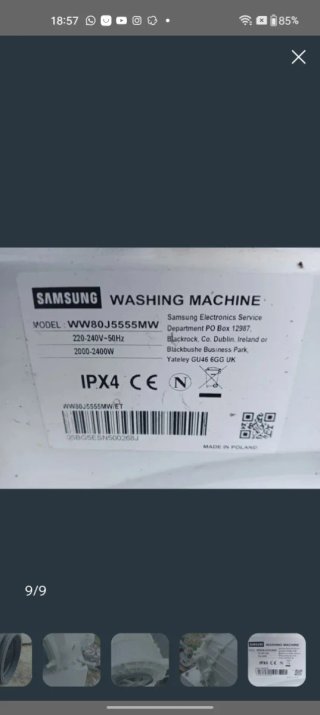 Oblò Lavatrice Samsung