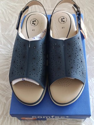 Sandalias Comfeet Azul Talla 41 Nuevas
