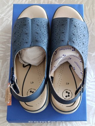 Sandalias Comfeet Azul Talla 41 Nuevas