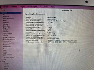 Macbook Air A1466 EMC 3178 8Gb 13" i5 1.8 Ghz 2017