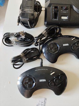 Sega Mega Drive Console Nera