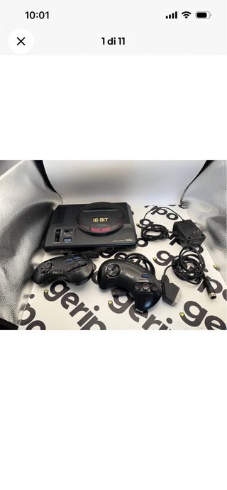 Sega Mega Drive Console HAA-2510 Nera