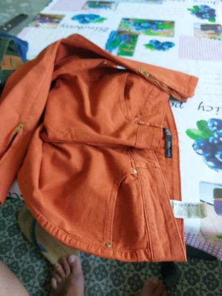 Pantalón Zara Naranja Nuevo
