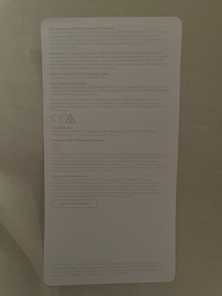 Caja Original iPhone X 64 GB + Documentación