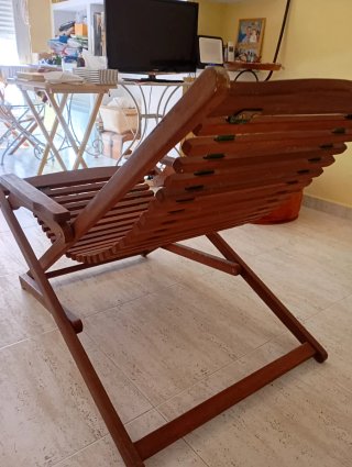 Hamaca de madera