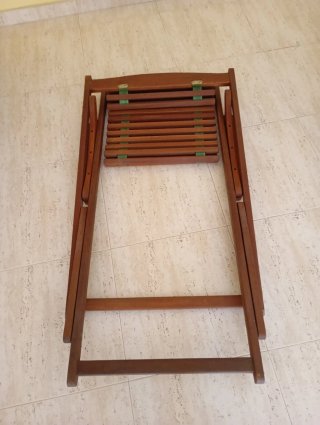 Hamaca de madera