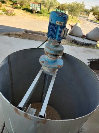 Depósito Acero Inox con Mezclador