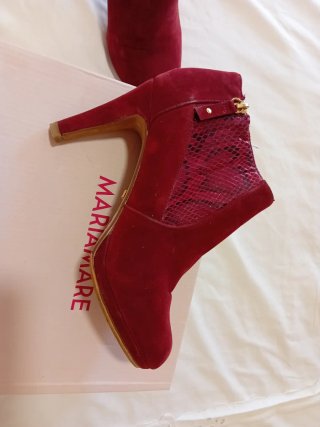Botines burdeos Maria Mare