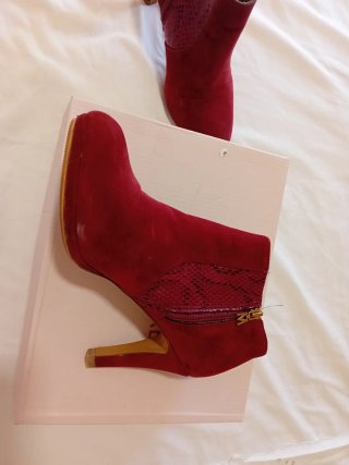 Botines burdeos Maria Mare