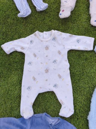 Lote 10 pijamas bebé 0-3 meses