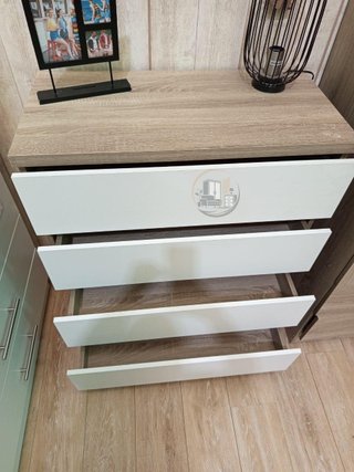 Cómoda de Madera 4 Cajones (Nueva)