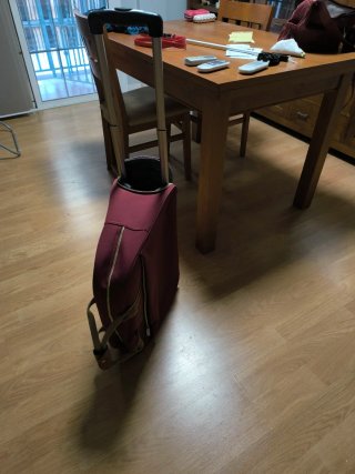 Bolso/macuto con ruedas Corinto a estrenar